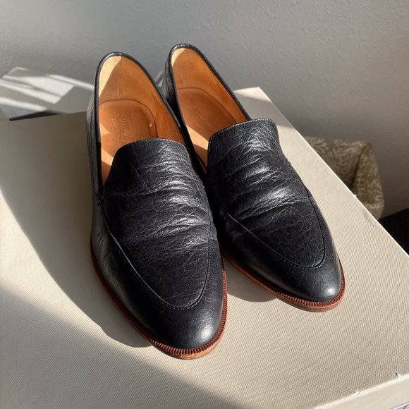 Madewell The Frances Loafer Women’s Size 6.5 Black Leather - Picture 8 of 8